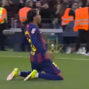 开云体育-远射世界波！亚马尔滑跪庆祝，创西甲单季纪录，5场连造6球