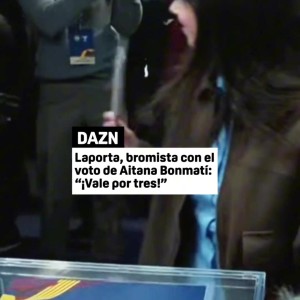 三届金球奖得主！邦玛蒂参加投票，拉波尔塔调侃：一票顶三票